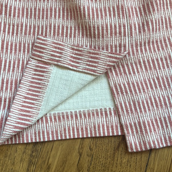 Loft Woven Pencil Skirt Mauve Pink Stretchy 2 - Picture 3 of 9
